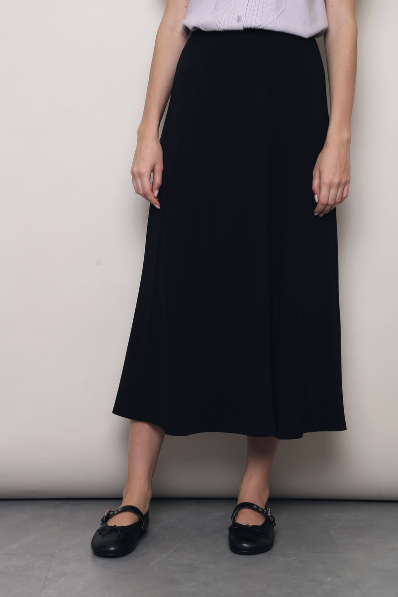 Fifth Avenue Panel Skirt Black
