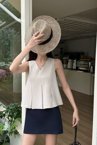 Finishing Pleat Top Ivory (Restock)