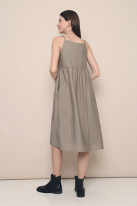 Freya Keyhole Midi Dress Olive