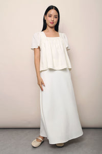 Galerie Ruche Flutter Top Ivory (Restock III)
