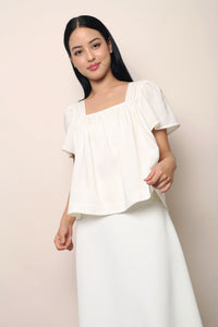 Galerie Ruche Flutter Top Ivory (Restock III)