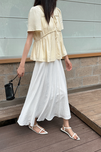 Gathered Dreams Blouse Daffodil Yellow