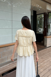 Gathered Dreams Blouse Daffodil Yellow