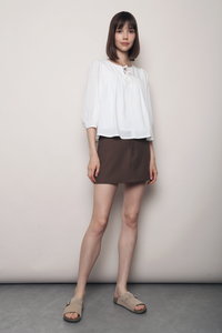 Heather Hill Shift Blouse White