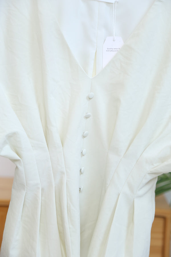 Kyoto Waist Blouse Ivory