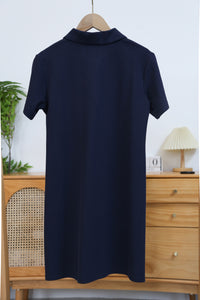 Ace Line Polo Dress Navy