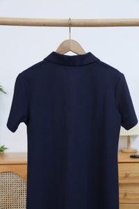 Ace Line Polo Dress Navy