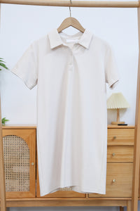 Ace Line Polo Dress Oat