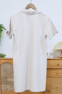 Ace Line Polo Dress Oat