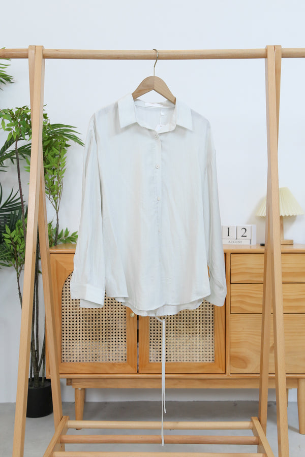 Modi Crepe Shirt Stone