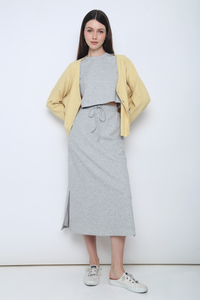Justine Oversized Knit Cardigan Butter Yellow (Restock)