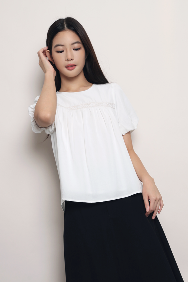 Lace Is More Blouse White