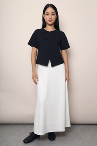 Lee Twin Knot Blouse Navy