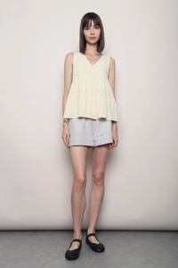Leisure Club Boxy Shorts Oat (Restock)