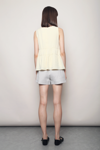 Leisure Club Boxy Shorts Oat (Restock)