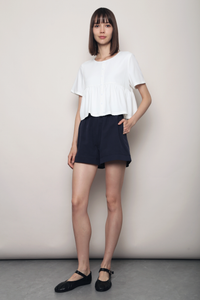 Leisure Club Boxy Shorts Navy (Restock)