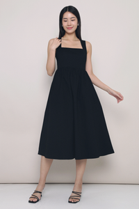 Lindy Sleeveless Midaxi Dress Black