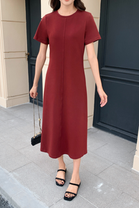 Loft Maxi Tee Dress Merlot (Restock)