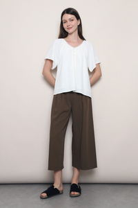 Loop Muse Flutter Blouse White