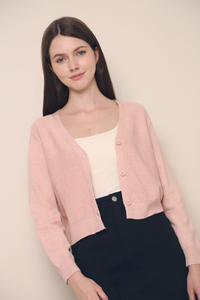 Lottie Glitzy Cardigan Dust Pink (Restock)