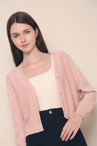 Lottie Glitzy Cardigan Dust Pink (Restock)