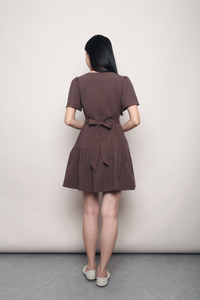 Love Story Dropwaist Dress Brown (Backorder)
