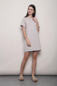 Low Key Shift Knit Dress Greige