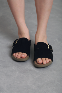 Lugo Heritage Sandals Black