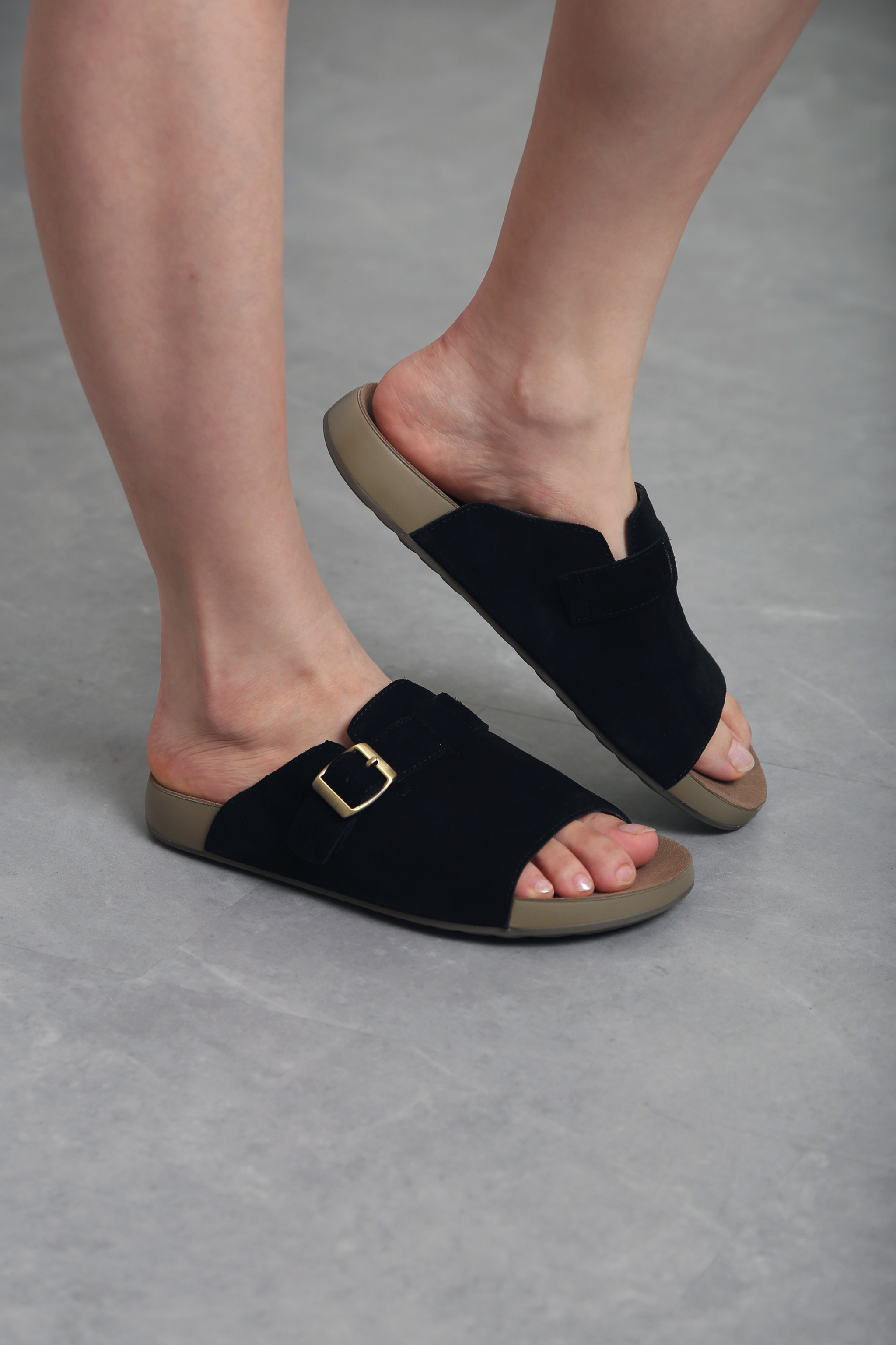 Lugo Heritage Sandals Black