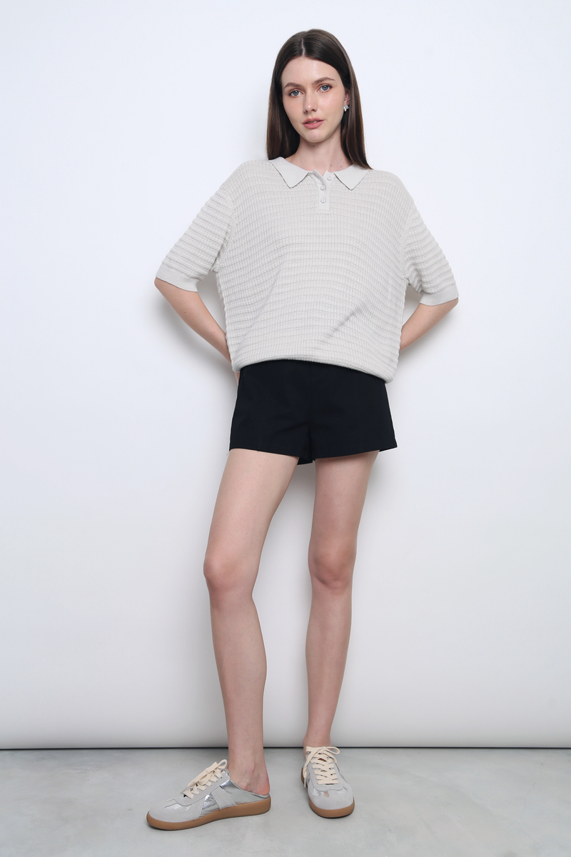 Capri Cotton Shorts Black (Backorder)