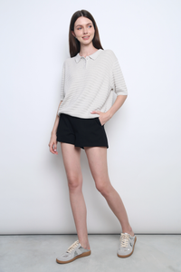 Capri Cotton Shorts Black (Backorder)