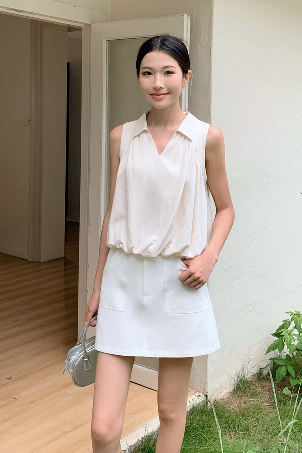 Scout Pocket Skorts White