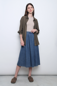 Modi Crepe Shirt Khaki