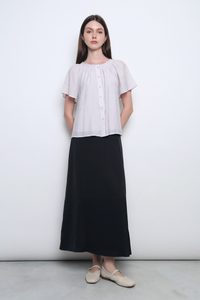 Petite Moon Dance Maxi Skirt Black (Restock)
