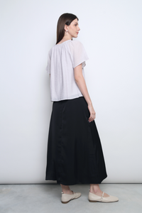 Petite Moon Dance Maxi Skirt Black (Restock)