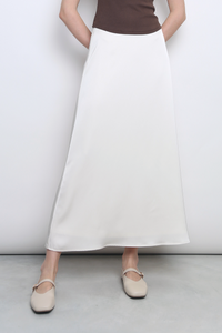 Petite Moon Dance Maxi Skirt Ivory (Restock)