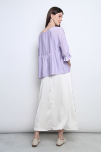 Petite Moon Dance Maxi Skirt Ivory (Restock)
