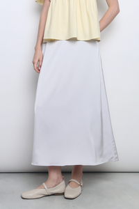 Petite Moon Dance Maxi Skirt Platinum (Restock)