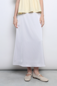 Petite Moon Dance Maxi Skirt Platinum (Restock)