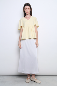 Petite Moon Dance Maxi Skirt Platinum (Restock)