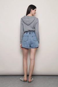 Morning Coffee Denim Shorts Light Wash (Restock III)