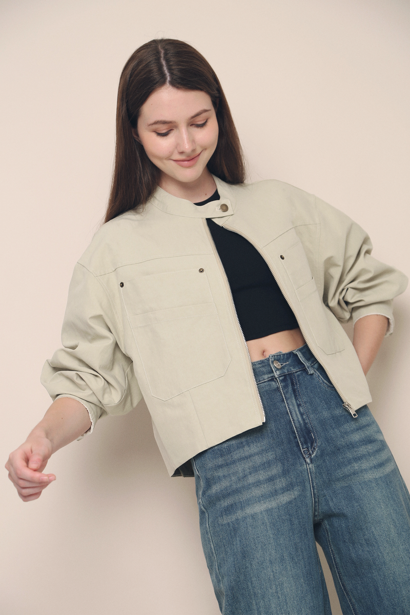 Noa Utility Jacket Ivory