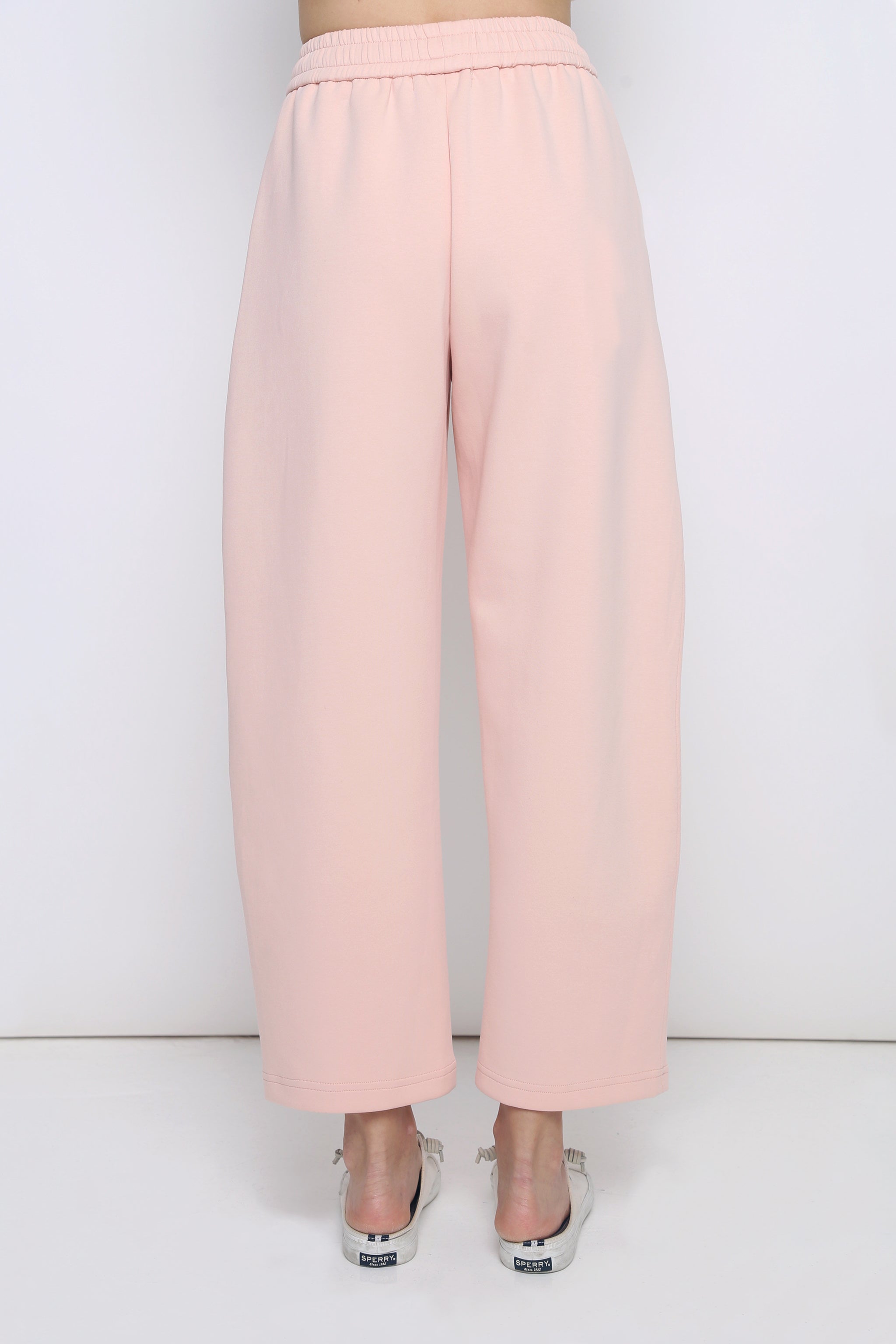 Off Duty Barrel Pants Powder Blush