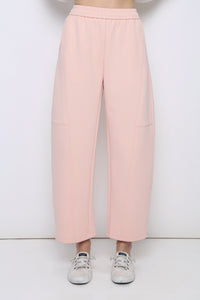 Off Duty Barrel Pants Powder Blush