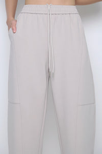 Off Duty Barrel Pants Taupe