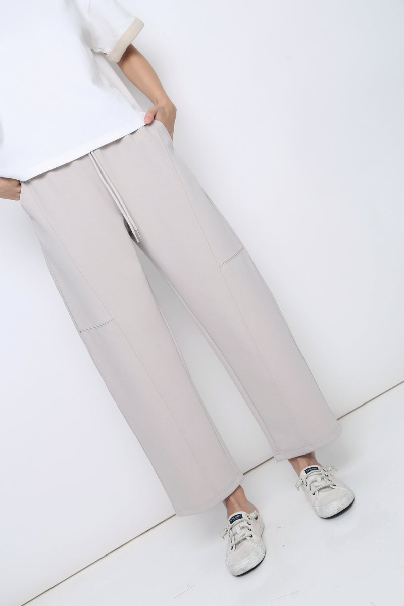 Off Duty Barrel Pants Taupe
