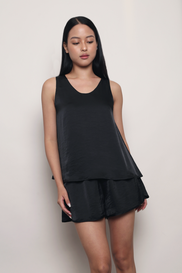 Once In A Dream Tank Top Black