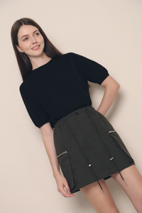 Piper Utility Skirt Olive