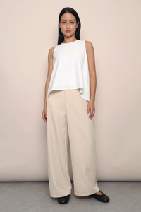 Power Hour Wide Leg Pants Ivory