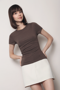 Regal V2 Ruche Tee Mocha (Backorder)